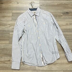 Men's Striped Button-Down Shirt